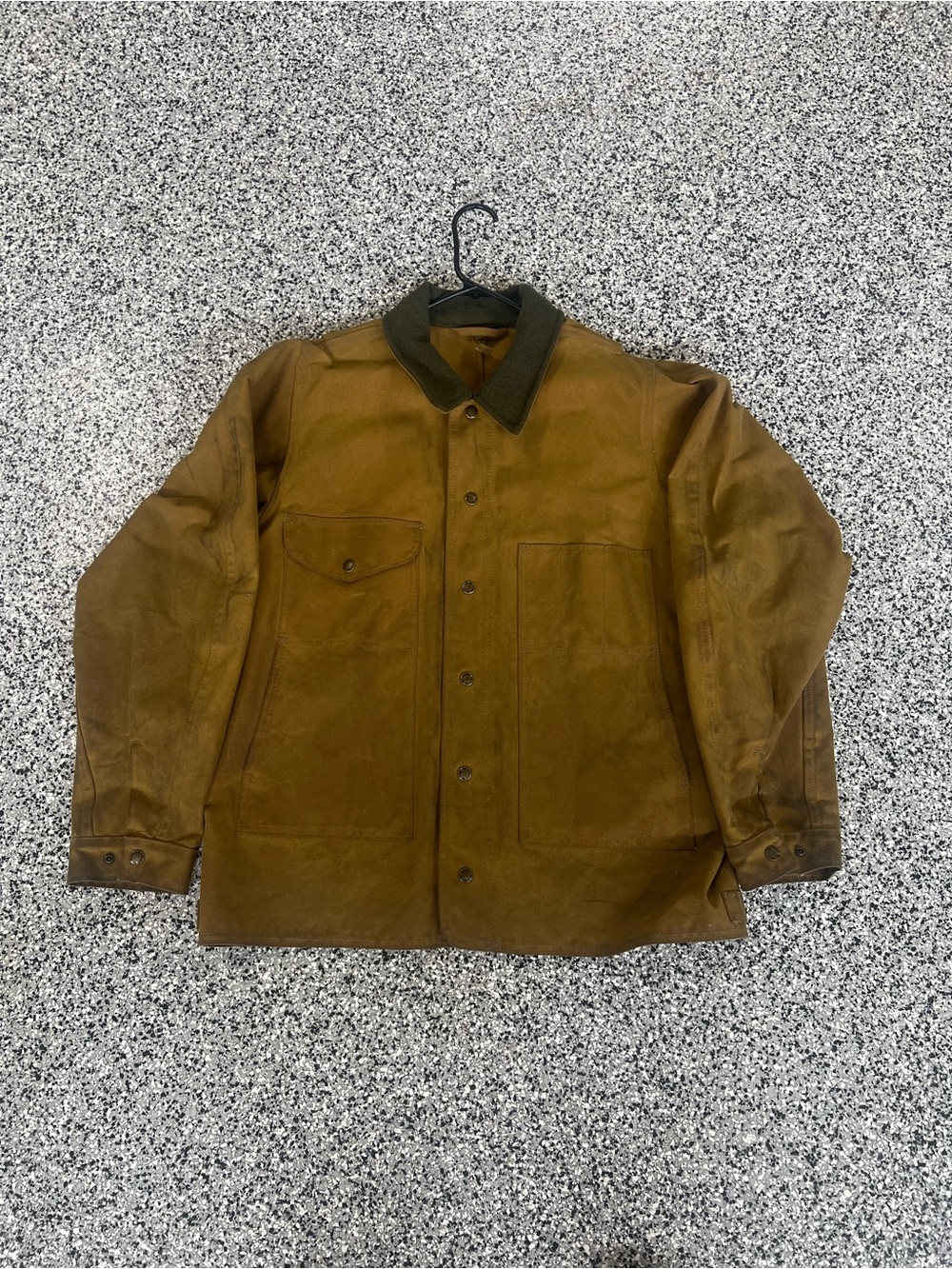 Filson Tin Cloth Work Jacket. Large